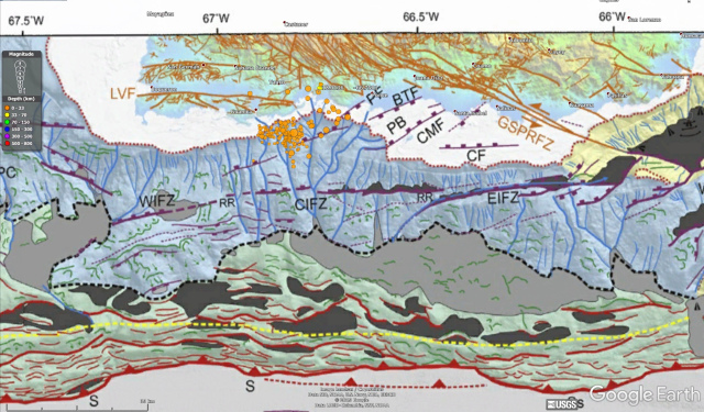 Secuencia sísmica de Puerto Rico